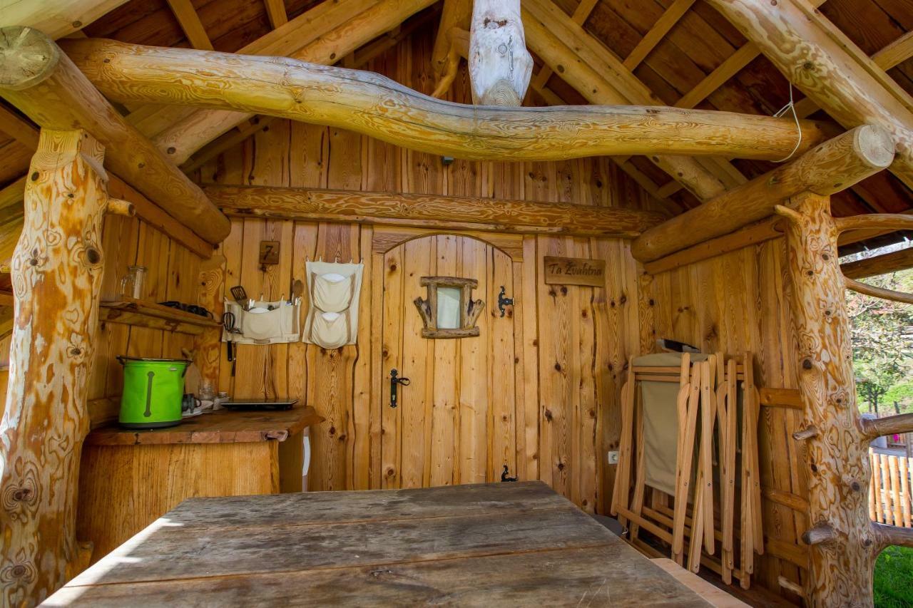 Villa Glamping Organic Farm Slibar Tržič Esterno foto